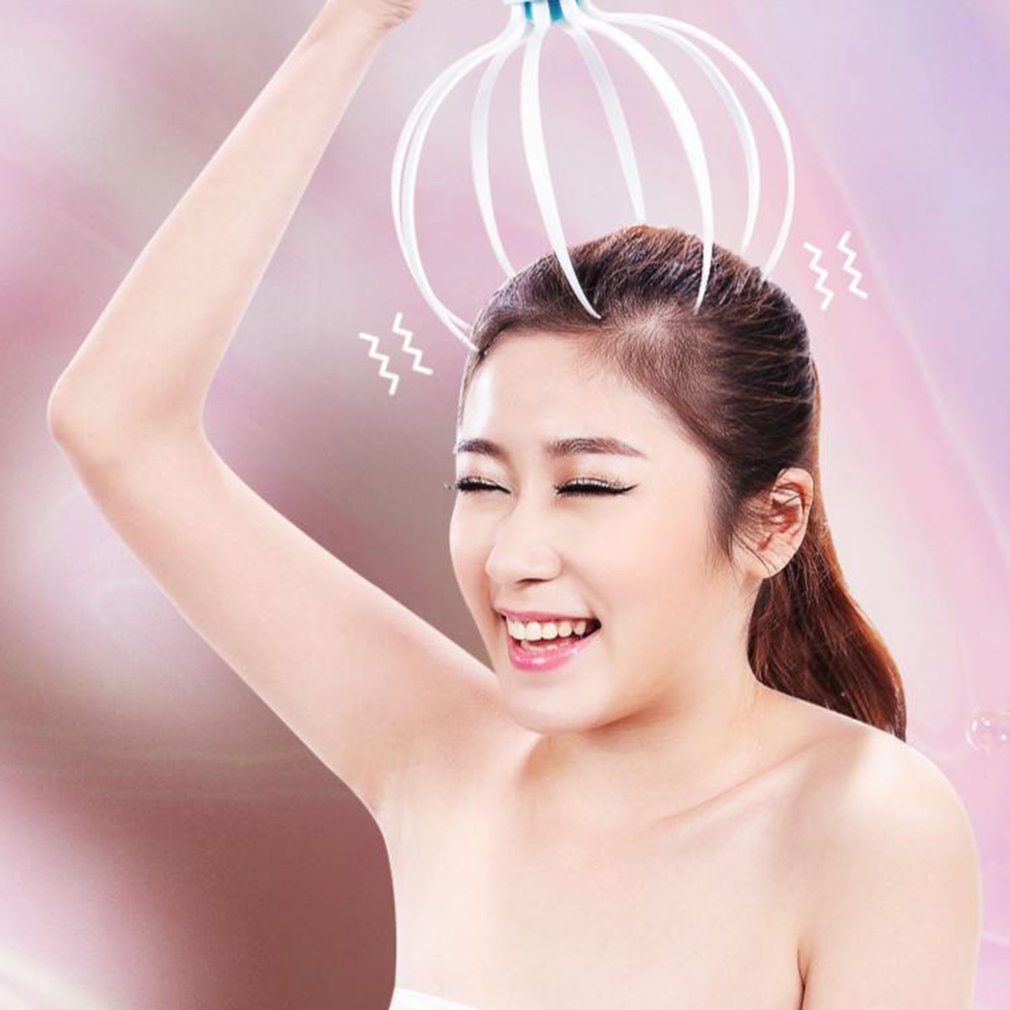 Head Massager Scalp Vibration Massage Eight Claw Electric Household Massager Head Masager Body Care - Zentelle Beauty