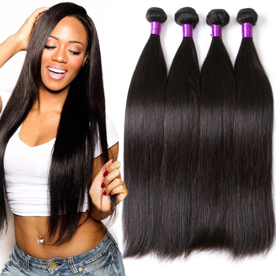 Human hair straight hair Brazilin human straight hair Brazil hot sale natural color - Zentelle Beauty