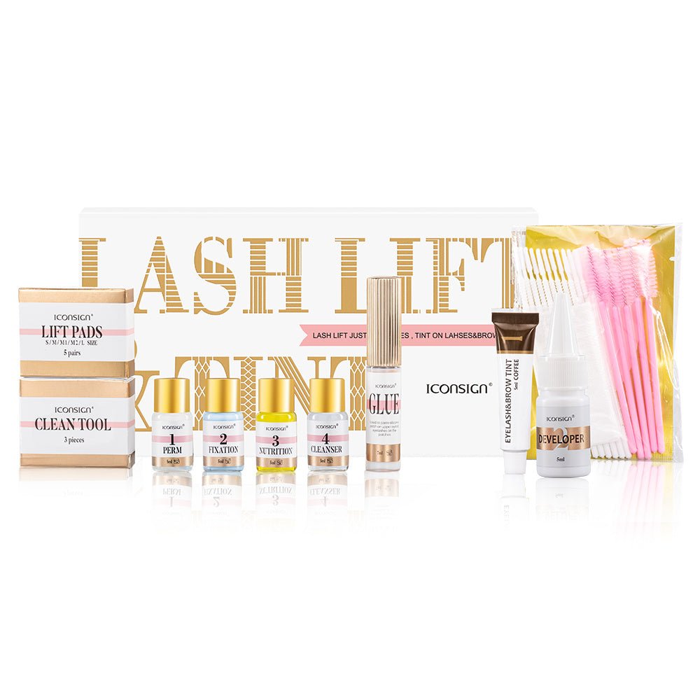 ICONSIGN Lash Lift EyeLash Eyebrow Dye Tint Kit Lashes Perm Set Brow Lamination Makeup Tools - Zentelle Beauty