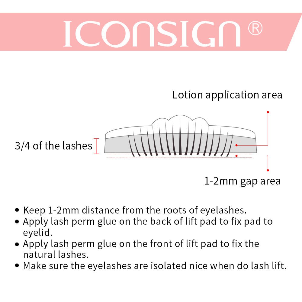 ICONSIGN Lash Lift Kit Lash Lifiting Eyelash Perming Kit Lash Curling Enhancer Eyes Makeup Tools - Zentelle Beauty