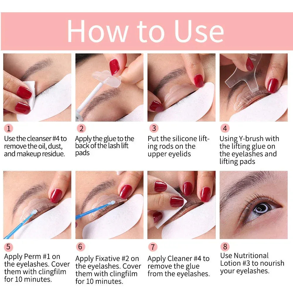 ICONSIGN Lash Lift Kit Lash Lifiting Eyelash Perming Kit Lash Curling Enhancer Eyes Makeup Tools - Zentelle Beauty