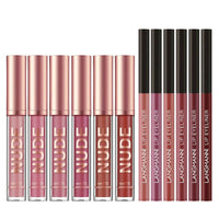 12 Pc Lip Liner & Matte Lipstick Set - Waterproof, Long Lasting Beauty Cosmetics Gift - Zentelle Beauty