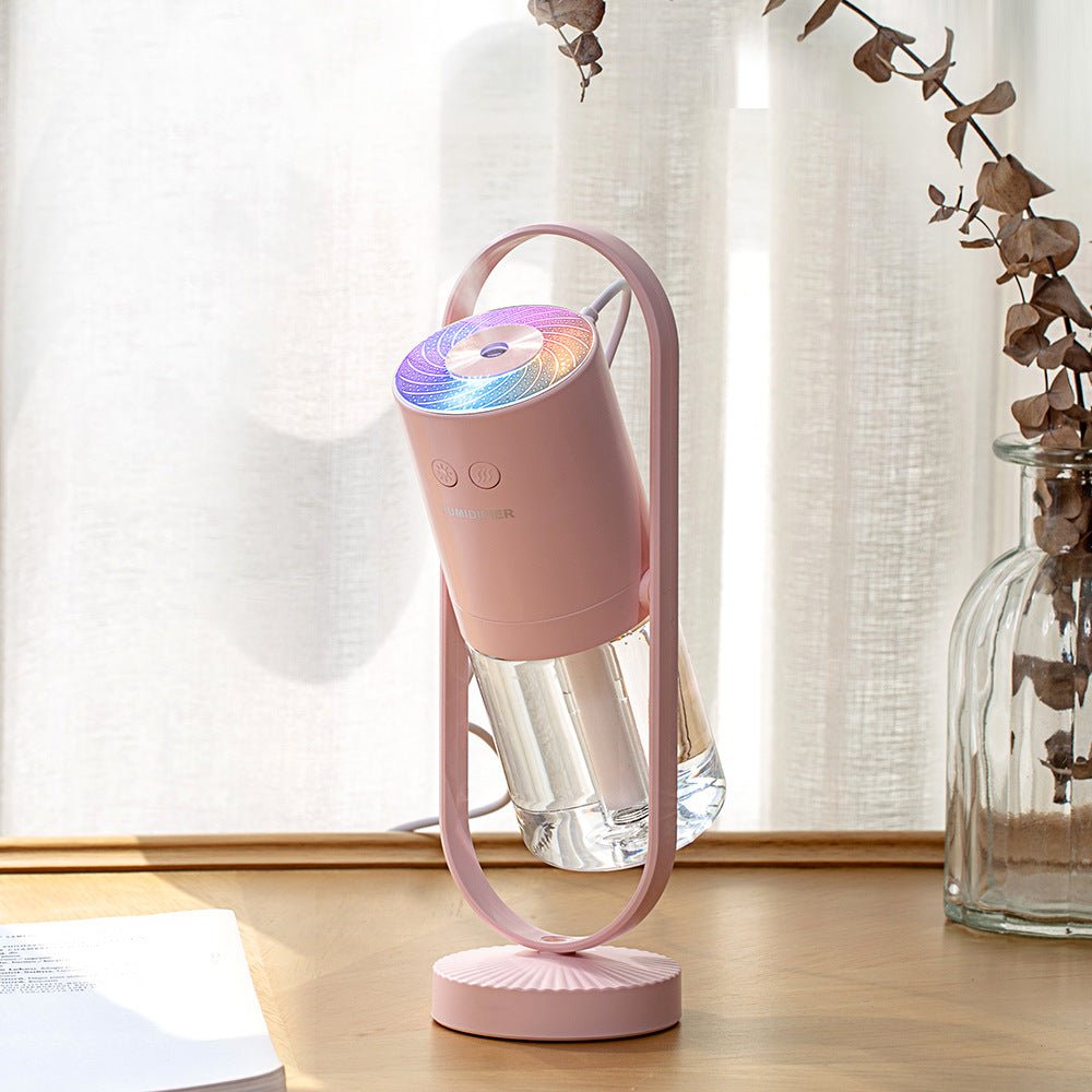 Magic Shadow USB Air Humidifier For Home With Projection Night Lights Ultrasonic Car Mist Maker Mini Office Air Purifier - Zentelle Beauty