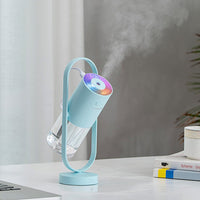 Magic Shadow USB Air Humidifier For Home With Projection Night Lights Ultrasonic Car Mist Maker Mini Office Air Purifier - Zentelle Beauty