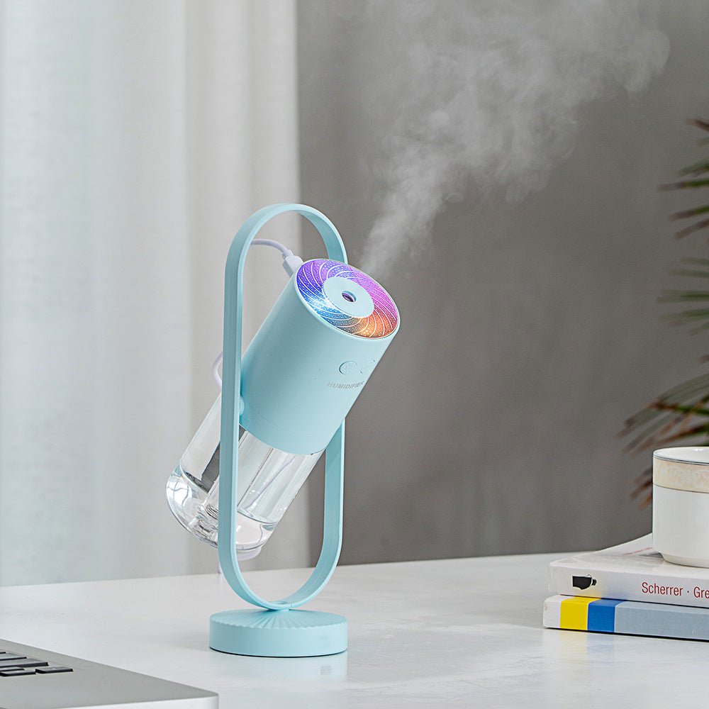Magic Shadow USB Air Humidifier For Home With Projection Night Lights Ultrasonic Car Mist Maker Mini Office Air Purifier - Zentelle Beauty