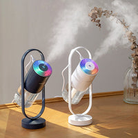 Magic Shadow USB Air Humidifier For Home With Projection Night Lights Ultrasonic Car Mist Maker Mini Office Air Purifier - Zentelle Beauty