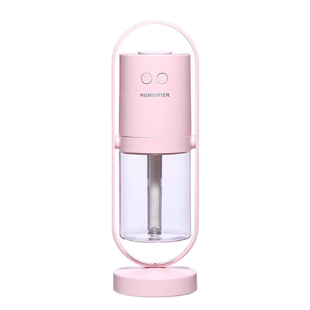 Magic Shadow USB Air Humidifier For Home With Projection Night Lights Ultrasonic Car Mist Maker Mini Office Air Purifier - Zentelle Beauty
