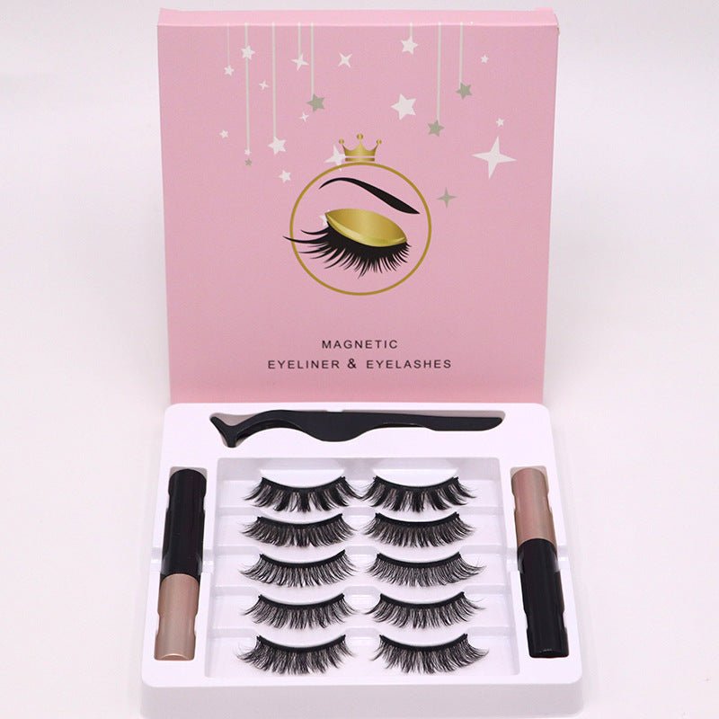 Magnetic Eyelashes and Eyeliner Set - Long Lasting, Waterproof, Reusable Beauty Tool - Zentelle Beauty