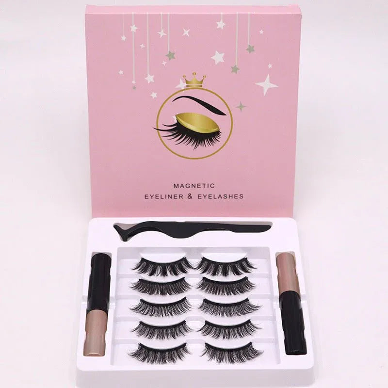 Long Lasting Magnetic Eyelashes and Eyeliner Set - Waterproof and Reusable Beauty Tool - Zentelle Beauty