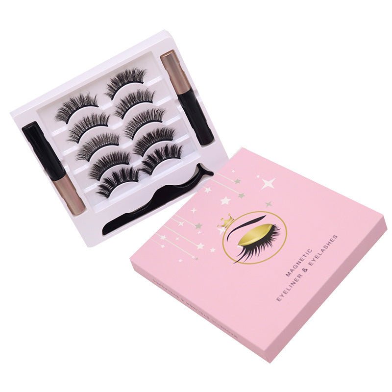 Magnetic Eyelashes and Eyeliner Set - Long Lasting, Waterproof, Reusable Beauty Tool - Zentelle Beauty