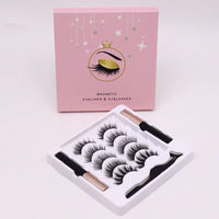 Long Lasting Magnetic Eyelashes and Eyeliner Set - Waterproof and Reusable Beauty Tool - Zentelle Beauty