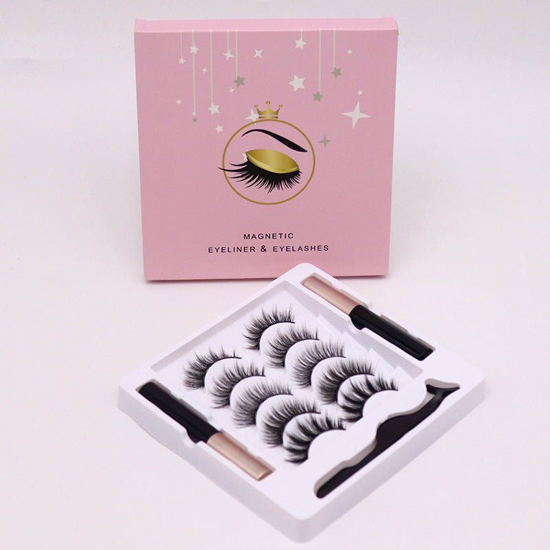 Magnetic Eyelashes and Eyeliner Set - Long Lasting, Waterproof, Reusable Beauty Tool - Zentelle Beauty