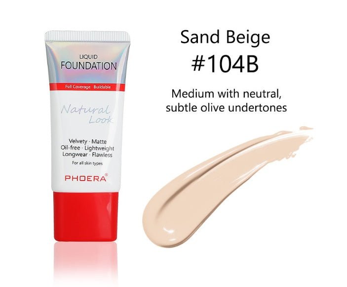 Matte, Silky, Tube Liquid Foundation, Ladies Products - Zentelle Beauty