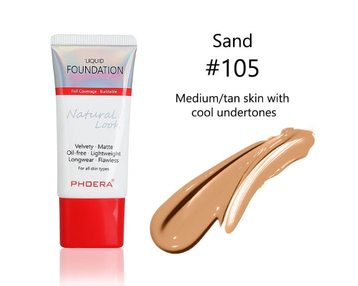 Matte, Silky, Tube Liquid Foundation, Ladies Products - Zentelle Beauty
