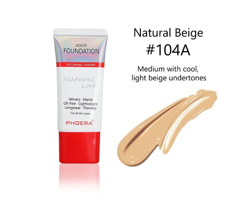 Matte, Silky, Tube Liquid Foundation, Ladies Products - Zentelle Beauty