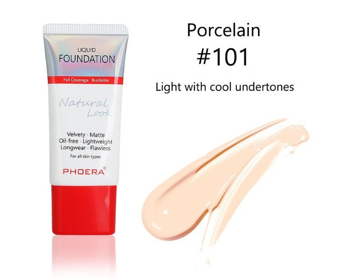 Matte, Silky, Tube Liquid Foundation, Ladies Products - Zentelle Beauty