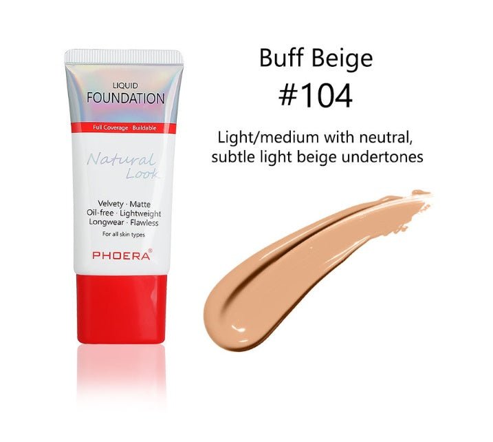 Matte, Silky, Tube Liquid Foundation, Ladies Products - Zentelle Beauty