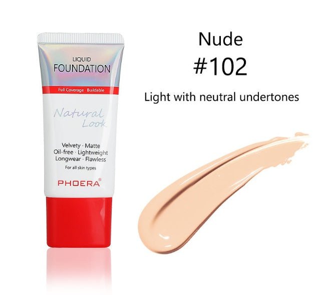 Matte, Silky, Tube Liquid Foundation, Ladies Products - Zentelle Beauty