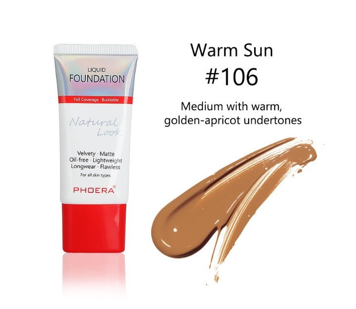 Matte, Silky, Tube Liquid Foundation, Ladies Products - Zentelle Beauty