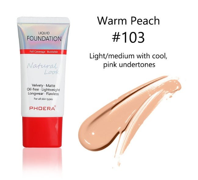 Matte, Silky, Tube Liquid Foundation, Ladies Products - Zentelle Beauty