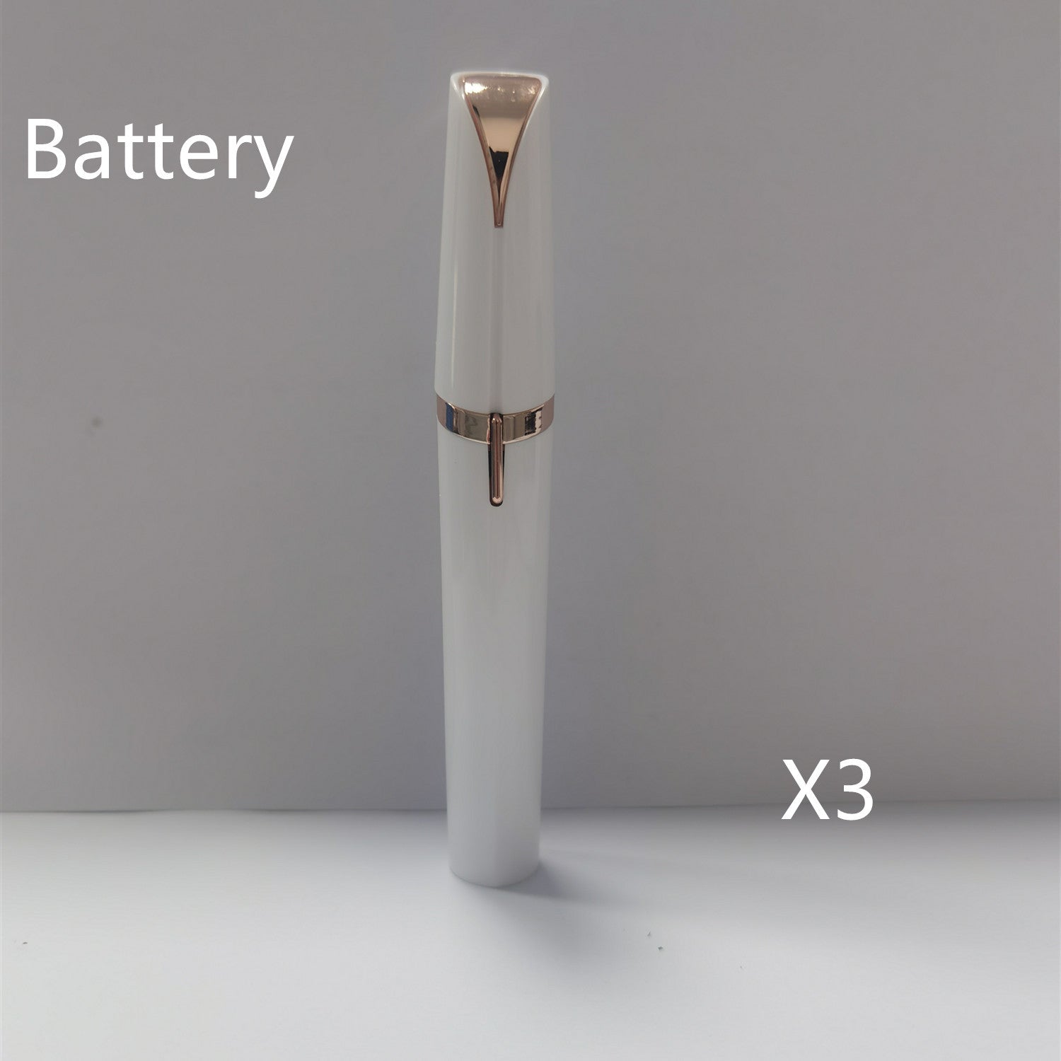 Mini Electric Eyebrow Trimmer Lipstick Brows Pen Hair Remover Painless Razor Epilator with LED Light - Zentelle Beauty