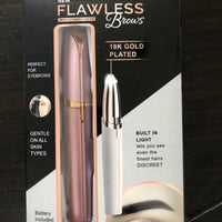 Painless Mini Electric Eyebrow Trimmer with LED Light - Zentelle Beauty