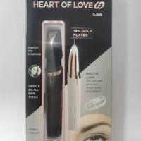 Painless Mini Electric Eyebrow Trimmer with LED Light - Zentelle Beauty