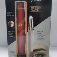 Painless Mini Electric Eyebrow Trimmer with LED Light - Zentelle Beauty