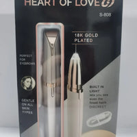 Painless Mini Electric Eyebrow Trimmer with LED Light - Zentelle Beauty
