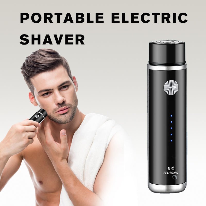 Mini Electric Shaver Portable Car Rechargeable Shaver - Zentelle Beauty