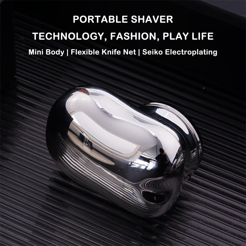 Mini Cordless Electric USB Shaver for Men - Wet/Dry, Painless & Portable - Zentelle Beauty