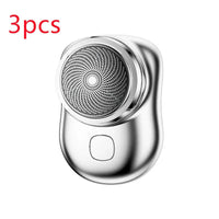 Mini Cordless Electric USB Shaver for Men - Wet/Dry, Painless & Portable - Zentelle Beauty