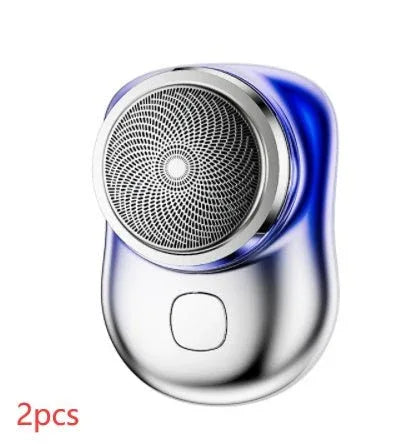 Mini Cordless Electric USB Shaver for Men - Wet/Dry, Painless & Portable - Zentelle Beauty