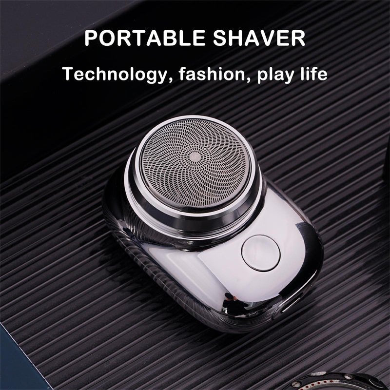 Mini Cordless Electric USB Shaver for Men - Wet/Dry, Painless & Portable - Zentelle Beauty