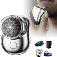 Mini Cordless Electric USB Shaver for Men - Wet/Dry, Painless & Portable - Zentelle Beauty