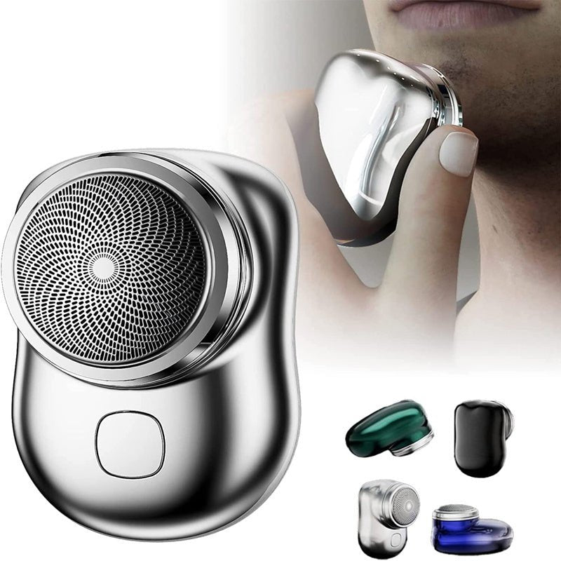 Mini Cordless Electric USB Shaver for Men - Wet/Dry, Painless & Portable - Zentelle Beauty