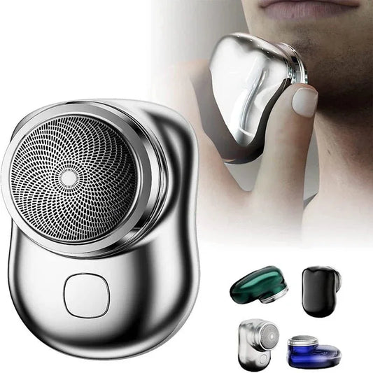 Mini Cordless Electric USB Shaver for Men - Wet/Dry, Painless & Portable - Zentelle Beauty