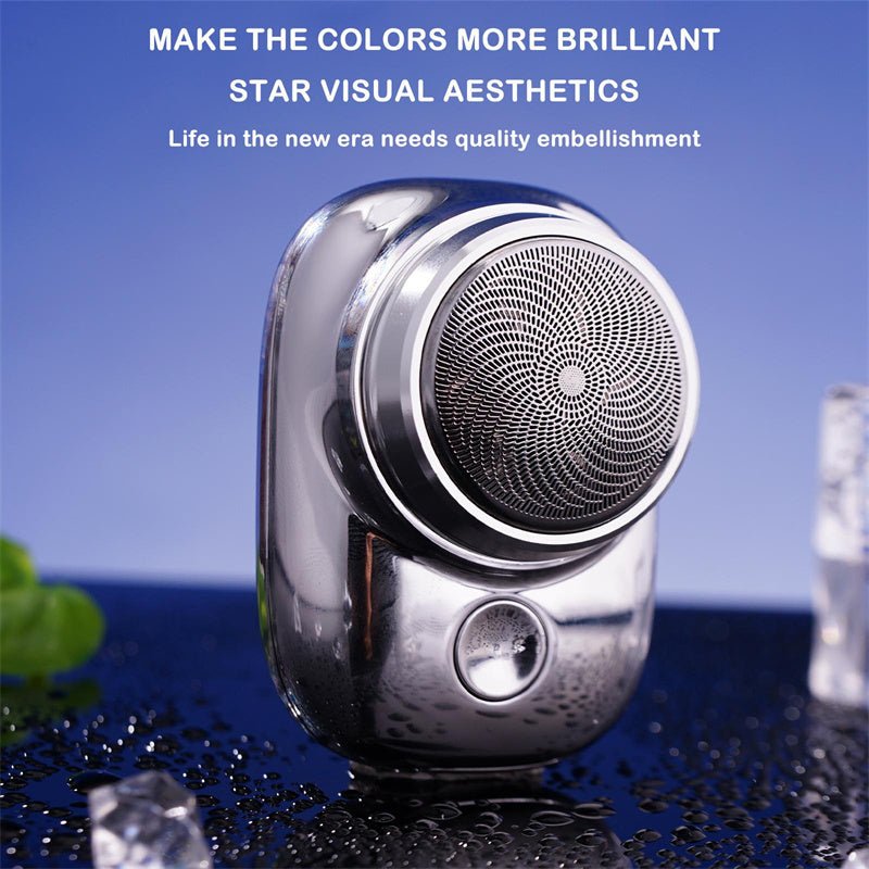 Mini Cordless Electric USB Shaver for Men - Wet/Dry, Painless & Portable - Zentelle Beauty