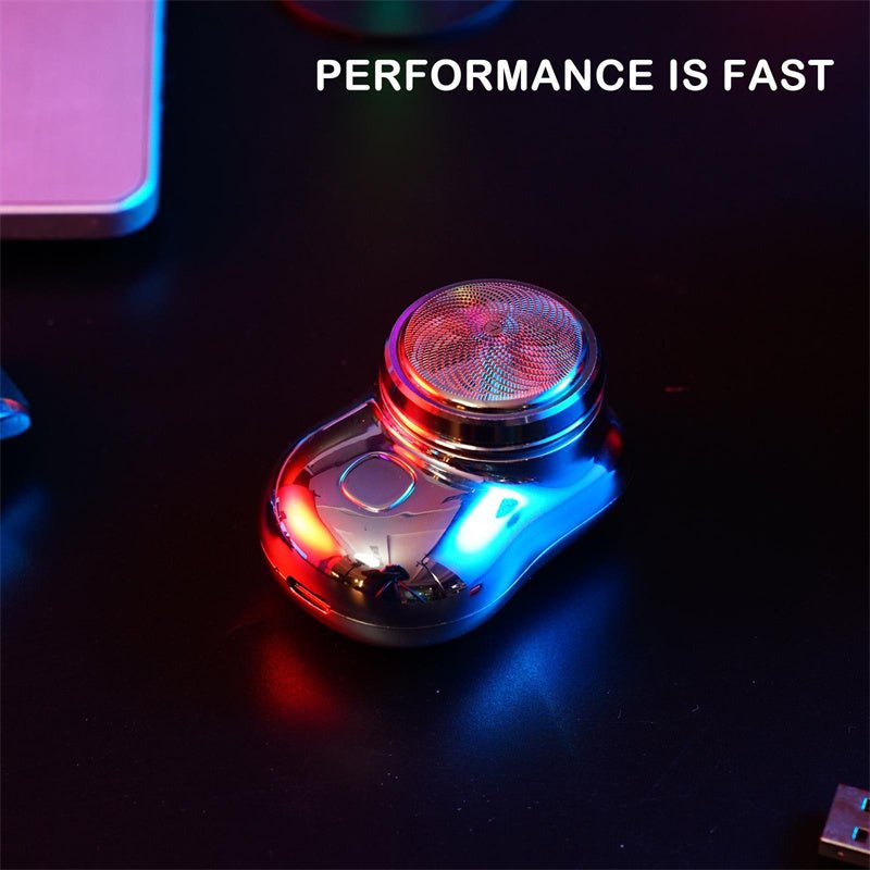 Mini Cordless Electric USB Shaver for Men - Wet/Dry, Painless & Portable - Zentelle Beauty
