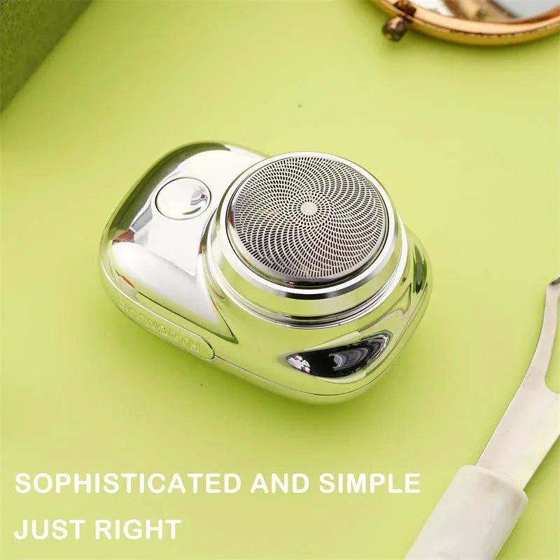 Mini Cordless Electric USB Shaver for Men - Wet/Dry, Painless & Portable - Zentelle Beauty