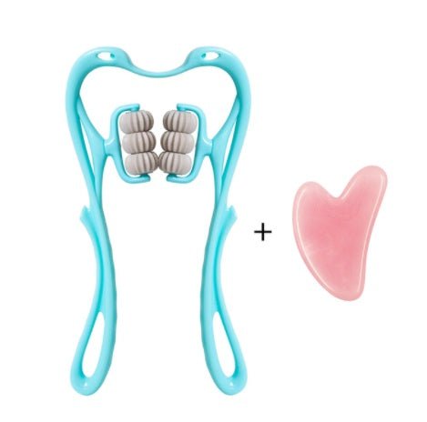 Multifunctional Manual Six - wheel Neck Massager Massage Relieve Roller Massage Tool - Zentelle Beauty