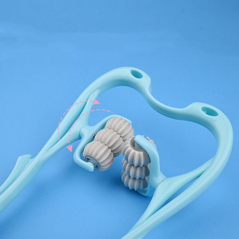 Multifunctional Manual Six - wheel Neck Massager Massage Relieve Roller Massage Tool - Zentelle Beauty
