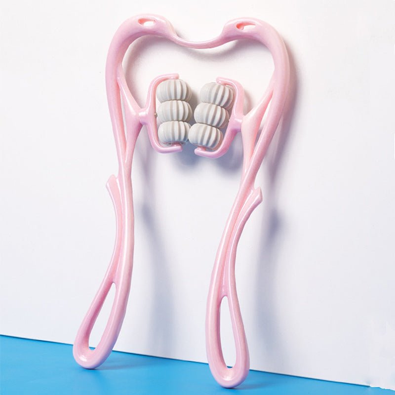 Multifunctional Manual Six - wheel Neck Massager Massage Relieve Roller Massage Tool - Zentelle Beauty