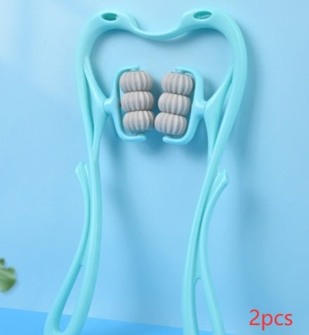 Multifunctional Manual Six - wheel Neck Massager Massage Relieve Roller Massage Tool - Zentelle Beauty