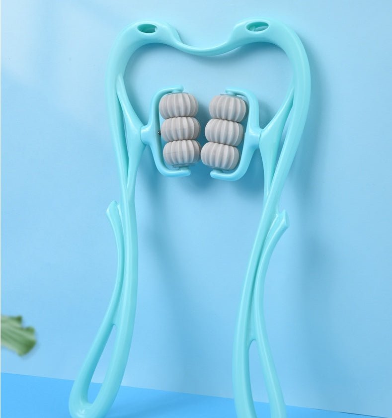 Multifunctional Manual Six - wheel Neck Massager Massage Relieve Roller Massage Tool - Zentelle Beauty
