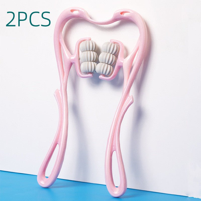 Multifunctional Manual Six - wheel Neck Massager Massage Relieve Roller Massage Tool - Zentelle Beauty