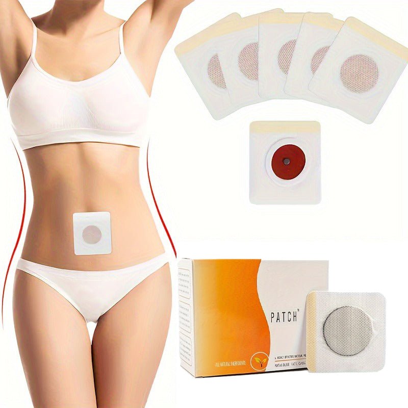 Navel Belly Button Patch Slimming Patch Abdomen Magnetic Detox Sticker - Zentelle Beauty