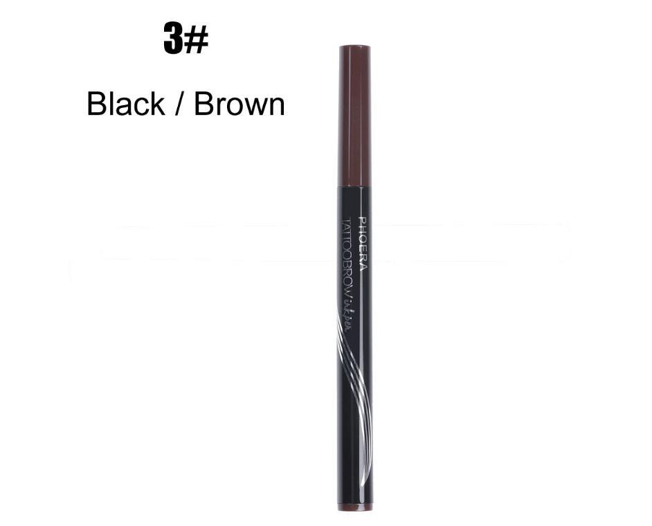 New Long Lasting Ultra - Fine Four - Comb Eyebrow Pencil - Zentelle Beauty