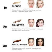 Waterproof Eyebrow Pen - Long Lasting, Easy Application, Natural Look - Zentelle Beauty