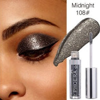 PHOERA Magnificent Metals Glitter and Glow Liquid Eyeshadow 12 Colors - Zentelle Beauty
